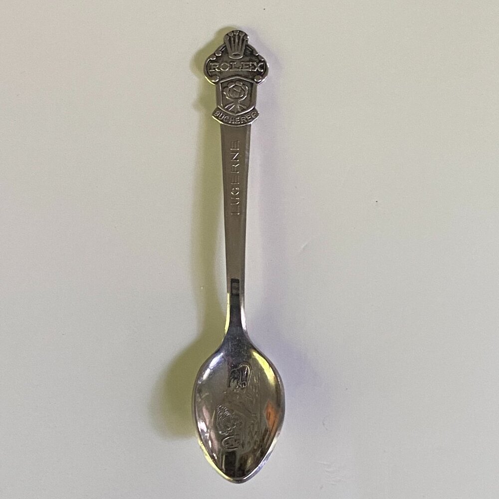 Rolex Bucherer Lucerne Spoon vintage souvenir teaspoon from Switzerland
